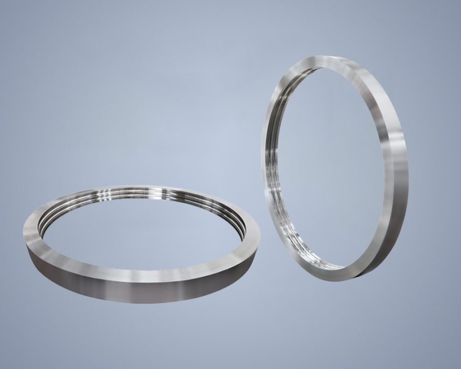 Wind turbine bearing ring forging